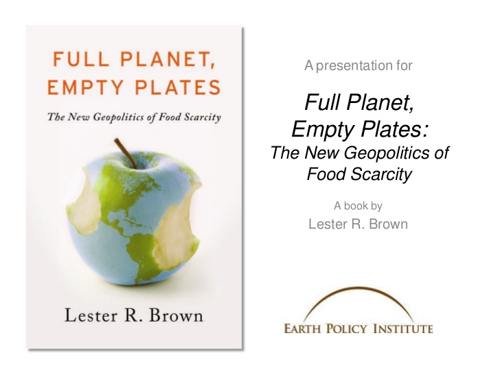Full Planet, Empty Plates Slideshow Presentation