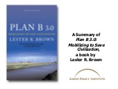 Plan B3.0 Slides Earth Policy Insti...