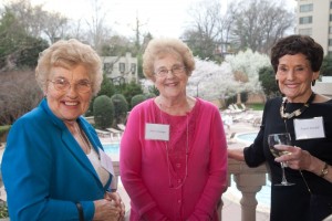 Marilyn Moreland, Gloria Ward Woehler, and Angela Kendall (International Farm Youth Exchangees)