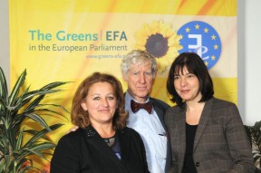 Lester Brown at the European Parliament