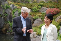 Lester Brown with Junko Edahiro, Japan